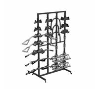 zktoermn Organizador De Exhibición De Doble Cara para Deportes, Carrito De Almacenamiento Rodante para Hogar, Tienda O Escuela, Torre Organizadora Vertical De 7 Niveles para Garaje(130 cm-b)