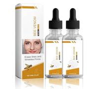 ZKUNL 2 piezas Veneno de Abeja Serum, Suero Facial Antiarrugas Antienvejecimiento de Miel, Reafirmar la Piel Moisturising Serum, Reducir las Líneas Finas Esencia para Mujeres Hombres