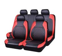 ZKUZKA 9Pcs Coche Fundas Asientos Coche para Volkswagen Beetle Cabriolet 2011-2024, Fundas Asiento Impermeables Transpirabilidad Interior Accesorios,D-Red