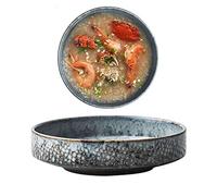 ZKXGVBRWQHT French Onion Soup Bowl,Soup Rice Bowl, Suitable for Butternut Squash Soup, Dishwasher, for Microwave, and Oven Use, 1 Piece(Blue)