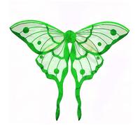 Zkydhbd 1/3 piezas de accesorios de disfraz de hadas, alas de hadas, estrella, varita mágica, diadema de alas de mariposa, cosplay, disfraces de Halloween, regalo de varita mágica de estrellas, verde