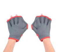 Zkydhbd 1 par de guantes de natación de nailon con malla tipo ranas de dedos, resistencia al agua, aleta de paleta para entrenamiento de palas de mano