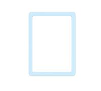 Zkydhbd 10 protectores de tarjetas de bordes coloridos, resistentes al sol, a prueba de arañazos, para almacenamiento de tarjetas coleccionables de anime, fundas de PVC