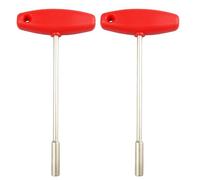 Zkydhbd 2 llaves de radios ocultos para bicicleta de montaña, en forma de T, herramienta de ajuste de alambre duradero