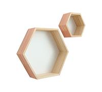 Zkydhbd 2 piezas, 1 juego para estante hexagonal creativo, 4 colores para elegir, llaves de tienda, revistas, pequeños artículos diversos, para limpiar la habitación, ahorrar spa, estante hexagonal de