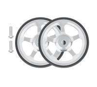 Zkydhbd 2 ruedas plegables portátiles para bicicleta, duraderas, gruesas, sólidas, para viajeros y estudiantes, ruedas de durabilidad