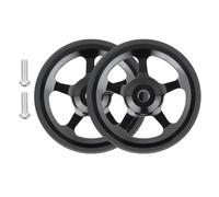 Zkydhbd 2 ruedas plegables portátiles para bicicleta, duraderas, gruesas, sólidas, para viajeros y estudiantes, ruedas de durabilidad