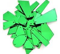 Zkydhbd 20/50 piezas de diamantes de imitación acrílicos para coser en la parte trasera plana, piedras de costura para vestidos, costura, decoración