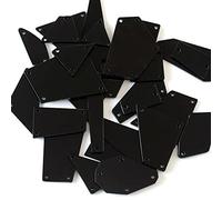 Zkydhbd 20/50 piezas de diamantes de imitación acrílicos para coser en la parte trasera plana, piedras de costura para vestidos, costura, decoración