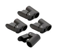 Zkydhbd 4 clips de montaje para tienda de campaña al aire libre para abrazadera de toldo, conector adaptador ajustable para barra de tienda de campaña para abrazadera de sujeción de varilla