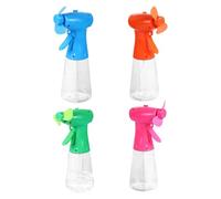 Zkydhbd 4 ventiladores de refrigeración manual de cabeza giratoria ABS para adultos, ciclismo, camping, viajes, ventilador de refrigeración