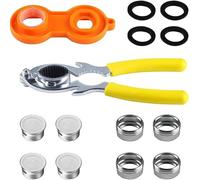 Zkydhbd 6 llaves de extracción de aireador de grifo, herramienta de desmontaje de burbujas para fregadero de cocina, herramienta de extracción de grifo
