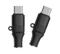 Zkydhbd Adaptador auxiliar USB C a auriculares de 3,5 mm con chip de decodificación integrado para un sonido claro, Plug and Play, funciona con USB C a