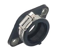 Zkydhbd Adaptador de soporte de junta de maletero negro para carburador de motocicleta para junta de maletero de colector GN125/GS125