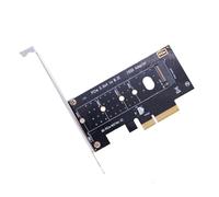 Zkydhbd Adaptador PCIE para controlador de host de escritorio, tarjeta de expansión PCIe3.0 X16, convertidores de disco de estados sólidos, tarjetas base, extensión de transferencia de datos de alta