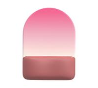 Zkydhbd Alfombrilla ergonómica para mouse, diseño contorneado, medio círculo, reposamuñecas de espuma viscoelástica, base antideslizante, precisión para escritorio compatible con almohadilla