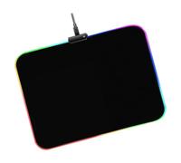 Zkydhbd Alfombrilla para juegos con modos de iluminación LED, base de goma antideslizante, alfombrilla para mouse para estabilidad, tela suave, alfombrilla de escritorio LED para mouse
