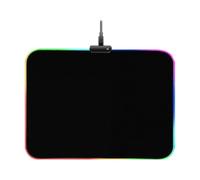 Zkydhbd Alfombrilla para juegos con modos de iluminación LED, base de goma antideslizante, alfombrilla para mouse para estabilidad, tela suave, alfombrilla de escritorio LED para mouse