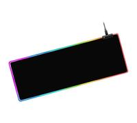 Zkydhbd Alfombrilla para juegos con modos de iluminación LED, base de goma antideslizante, alfombrilla para mouse para estabilidad, tela suave, alfombrilla de escritorio LED para mouse