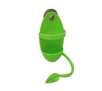 Zkydhbd Alimentador de jaula de loros para mascotas, suministros para periquitos, cacatúas, pájaros, platos, jaula, accesorios para colgar en la ventana