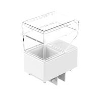 Zkydhbd Alimentador de pecera, dispensador automático de peces, alimentador automático de peces, alimentador automático de peces para sincronización de acuarios, alimentación automática