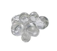 Zkydhbd Anillos acrílicos ligeros y cómodos con cuentas para uso diario, fiestas y reuniones, anillos de moda, talla única, como se describe, como se describe