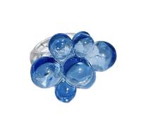Zkydhbd Anillos acrílicos ligeros y cómodos con cuentas para uso diario para fiestas y reuniones, anillos de moda, talla única, como se describe, como se describe