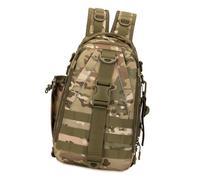 Zkydhbd Bolsa de almacenamiento de hombro para pesca al aire libre, resistente al agua, bolsa de pesca con soporte para caña y aparejos, b