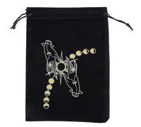 Zkydhbd Bolsa de almacenamiento de tarot, tarjetas de juego de mesa, paquete pequeño con cordón, bolsas de embalaje de cristal de adivinación de brujas, bolsas de embalaje de joyas, bolsa de tarot, d