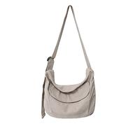 Zkydhbd Bolsa de ocio de lona a juego para mujeres y hombres, hombro de color sólido, casual, mensajero de gran capacidad, bandolera de gran capacidad para mujeres y hombres, color sólido, casual