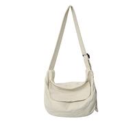 Zkydhbd Bolsa de ocio de lona a juego para mujeres y hombres, hombro de color sólido, casual, mensajero de gran capacidad, bandolera de gran capacidad para mujeres y hombres, color sólido, casual