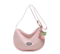 Zkydhbd Bolso cruzado de moda para mujer, espacioso bolso de hombro de lona con correa ajustable para uso diario y compras, correa de hombro ajustable, a, One Size