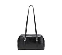 Zkydhbd Bolso de hombro creativo de poliuretano para las axilas para mujeres y niñas, para uso diario, bolsas de almohada espaciosas esenciales, bolsas de almohada informales de lujo, Black, One Size