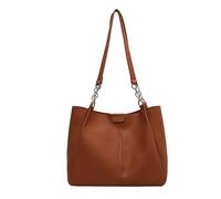 Zkydhbd Bolso de hombro de color sólido, práctico, elegante y espacioso, bolso de mano unisex de poliuretano para mujeres y hombres, hombro de moda, casual y formal, práctico para todos los días
