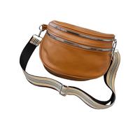 Zkydhbd Bolso de hombro moderno con correa ancha, simple e informal, bandolera de gran capacidad, para mujeres de moda, trabajo práctico, Brown, One Size