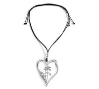 Zkydhbd Cadena ajustable de clavícula de corazón para el mes de nacimiento, collar de flores de diciembre, gargantilla floral para mujer, joyería elegante, as show, Metal