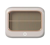 Zkydhbd Calentador de ventilador pequeño de 1200 W con protección contra sobrecalentamiento para trabajadores de oficina, estudiantes y usuarios domésticos, calentador silencioso