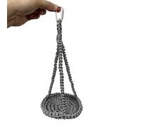 Zkydhbd Cama suave tejida escondite de juguete suave para cama de animales pequeños, hámster, conejos, escondite, jaula colgante plegable para mascotas