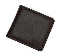 Zkydhbd Cartera compacta y de negocios para hombre con tarjetero, monedero para organizar tarjetas de dinero para hombres, marrón oscuro, Mass Beauty