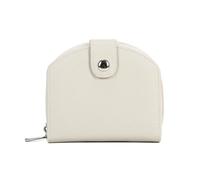 Zkydhbd Cartera de color sólido, elegante y corta, de piel sintética, monedero pequeño con soporte para cambio diario elegante, funda pequeña de piel sintética, color sólido corto, White