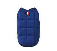 Zkydhbd Chaquetas de invierno para perros, respetuosas con la piel, cuello redondo, chaquetas de color brillante, a prueba de viento, ropa de moda para mascotas, abrigos pequeños para grandes cuerpos