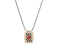 Zkydhbd Collar ajustable con colgante de tarjeta de tarot oculto, accesorio para declaración de moda individualizada, as show, Cobre