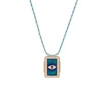 Zkydhbd Collar ajustable con colgante de tarjeta de tarot oculto, accesorio para declaración de moda individualizada, as show, Cobre