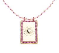 Zkydhbd Collar ajustable con colgante de tarjeta de tarot oculto, accesorio para declaración de moda individualizada, as show, Cobre