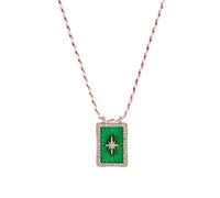 Zkydhbd Collar ajustable con colgante de tarjeta de tarot oculto, accesorio para declaración de moda individualizada, as show, Cobre