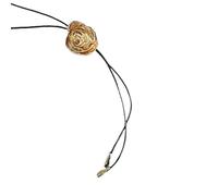 Zkydhbd Collar con colgante ajustable de camelias que simboliza elegancia y nobleza con diseños de tirar para un estilo versátil, as show, Metal