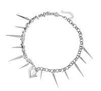 Zkydhbd Collar con colgante de corazón irregular de moda que simboliza estilos únicos y emociones genuinas para mujeres de moda para uso diario