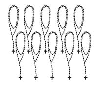 Zkydhbd Collar con colgante de cruces tejidas a mano con cruz colorida, collar con colgante de cruz tejida para eventos especiales, as show, Nailon