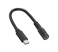 Zkydhbd Conector flexible de 2 cables DC35135 DC5521 hembra a tipo C para dispositivos estables de bajo voltaje, cable adaptador de fuente de alimentación