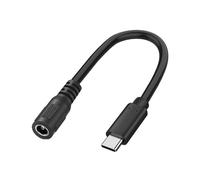 Zkydhbd Conector flexible de 2 cables DC35135 DC5521 hembra a tipo C para dispositivos estables de bajo voltaje, cable adaptador de fuente de alimentación